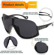 ÉÌƷͼƬ 26 | B0CQT2FXLN | FEISEDY Sunglasses Men Women Oversized Fashion Sports Baseball Fishing Skiing Running Golf Adults Teens Half Frame B0012
