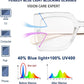 商品图片 54 | B08DF5QRXC | FEISEDY Oversized Square Blue Light Blocking Glasses Eye Strain Glare Pearl Inlay Arm Cat Eye Fashion Eyewear B2639