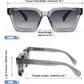 商品图片 6 | B0C9J9VMJL | FEISEDY Sunglasses Men Women Polarized, Chunky Square Thick Frame, Rectangle UV400 Shade Sun Glasses B2396