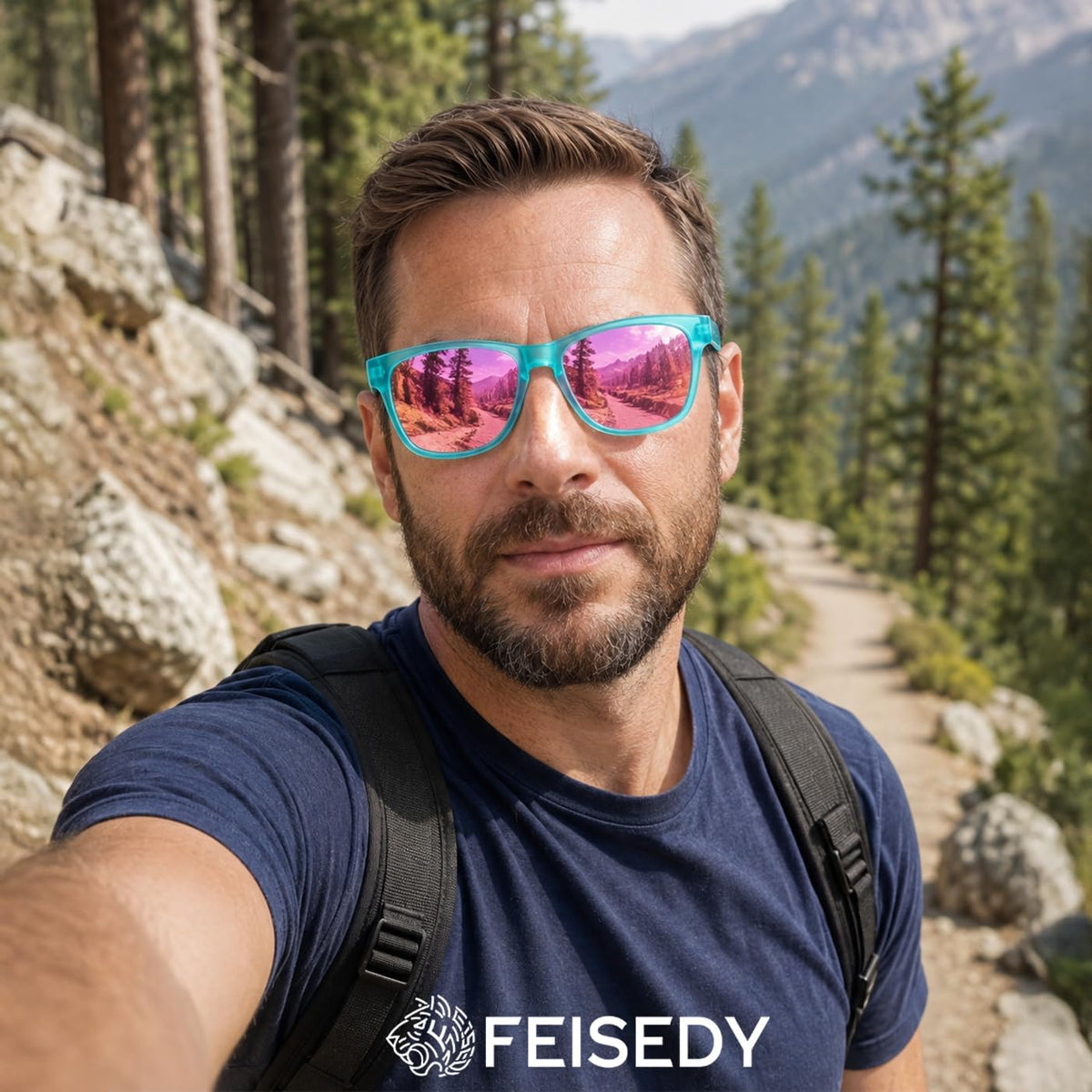 商品图片 16 | B0HFJF1ZXG | FEISEDY Polarized Sunglasses Women Men Sports Lightweight Sun Glasses B1423