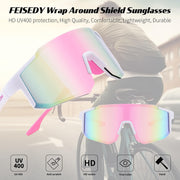 ÉÌƷͼƬ 4 | B0DTYL7JBV | FEISEDY Sports Sunglasses for Men, Women and Teens - Baseball, Biking, Cycling UV400 Protection B2388