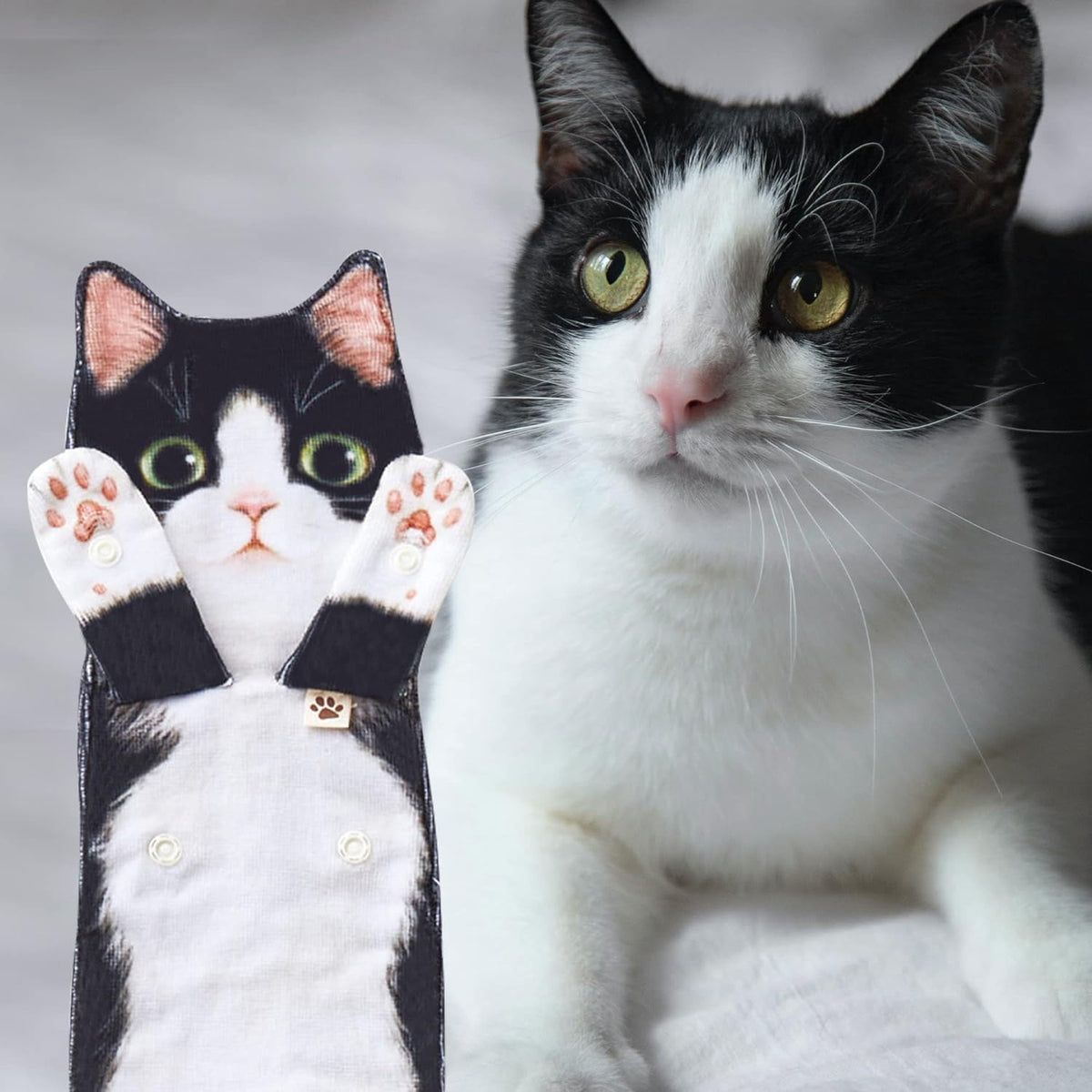 商品图片 9 | B0DWXMWN41 | Cute Cat Hand Towels for Bathroom, Kitchen, Funny Gifts for Women and Mom