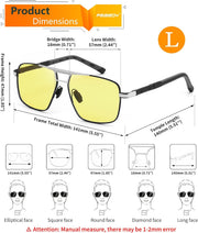 ÉÌƷͼƬ 21 | B0D6RBYFQB | FEISEDY Polarized Aviator Photochromic Sunglasses Men Women for Day and Night Driving Metal Frame B0172