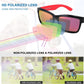 商品图片 4 | B09DPRG862 | FEISEDY Kids Sunglasses UV400 Protection Polarized Lenses Boys Girls Age 3-9 TPEE Rubber Square Flexible Shades B2806