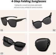 ÉÌƷͼƬ 8 | B0D9N67YQ7 | FEISEDY Folding Polarized Fit Over Glasses Sunglasses for Women Men Lightweight Foldable Sunglasses Over Glasses B0218