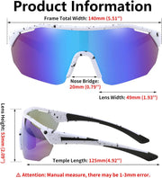 ÉÌƷͼƬ 35 | B0CNCBXTDV | FEISEDY Polarized Sunglasses Baseball Lightweight Frame Men Women Sports Cycling Sun Glasses for MTB UV400 Protection B0056