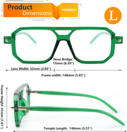 ÉÌƷͼƬ 50 | B0DPLTC8K6 | FEISEDY Vintage Square Blue Light Blocking Glasses Women Men 70s Flat Aviator Glasses Computer Anti Glare B0062
