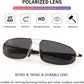 商品图片 4 | B0D22TVRVN | FEISEDY Vintage Sunglasses Men Polarized, Aviator Metal Frame Lightweight, Driving Fishing Running B0057