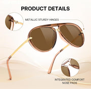 ÉÌƷͼƬ 5 | B0GYVVZBQM | FEISEDY Classic Aviator Sunglasses UV400 Protection for Women Men B0461