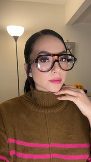 ÉÌƷͼƬ 28 | B0CFFB9X5W | FEISEDY Aviator Frame Glasses for Women Men Blue Light Blocking Glasses Anti Glare Computer Eyeglasses B0039