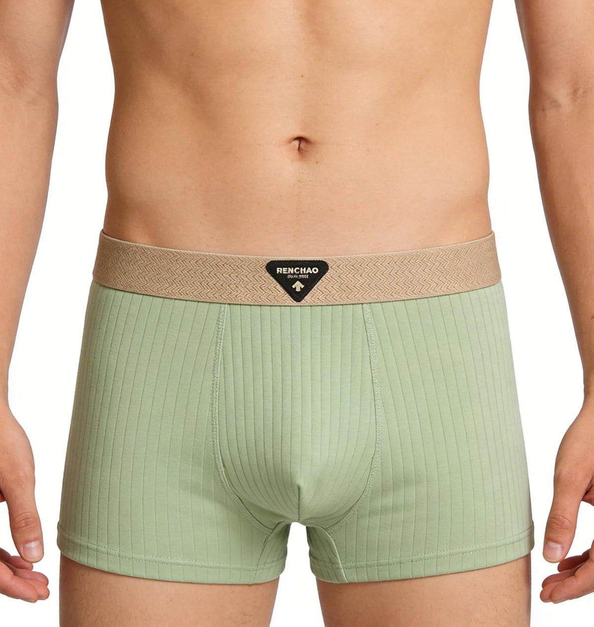 商品图片 14 | B0FV7BP1XT | Mens Underwear Cotton Boxer Shorts - Breathable Soft Comfortable Boxers for Men with Striped Texture
