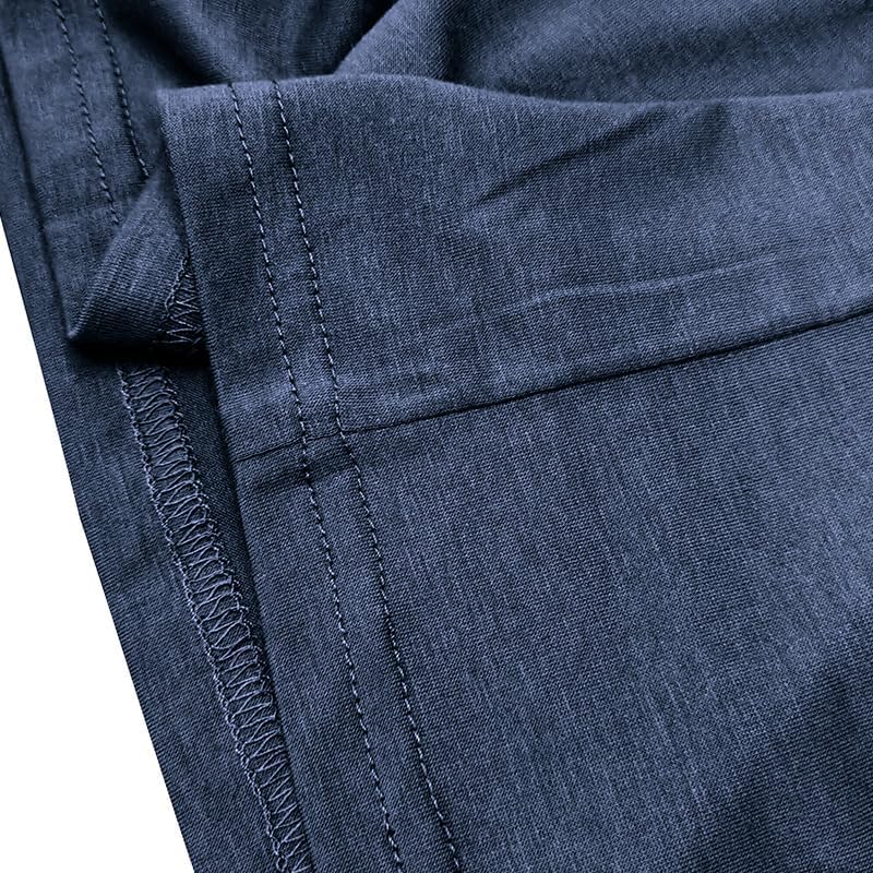 商品图片 13 | B0GJL9QY1W | Men's Long/Short Sleeve Polo Shirt, Soft Cotton Pocket Crew Tee Classic Men Shirts Casual Henley T-Shirt for Golf Daily Wear