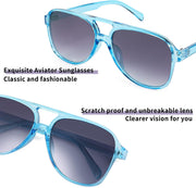 ÉÌƷͼƬ 136 | B0CB543WBD | FEISEDY Vintage Retro 70s Plastic Aviator Sunglasses Women Men Classic Large Squared Frame B2751