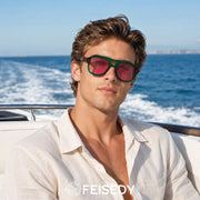 ÉÌƷͼƬ 62 | B09KV1MSHN | FEISEDY Aviator Sunglasses For Women Men Square Chunky Trendy Eyewear B2846