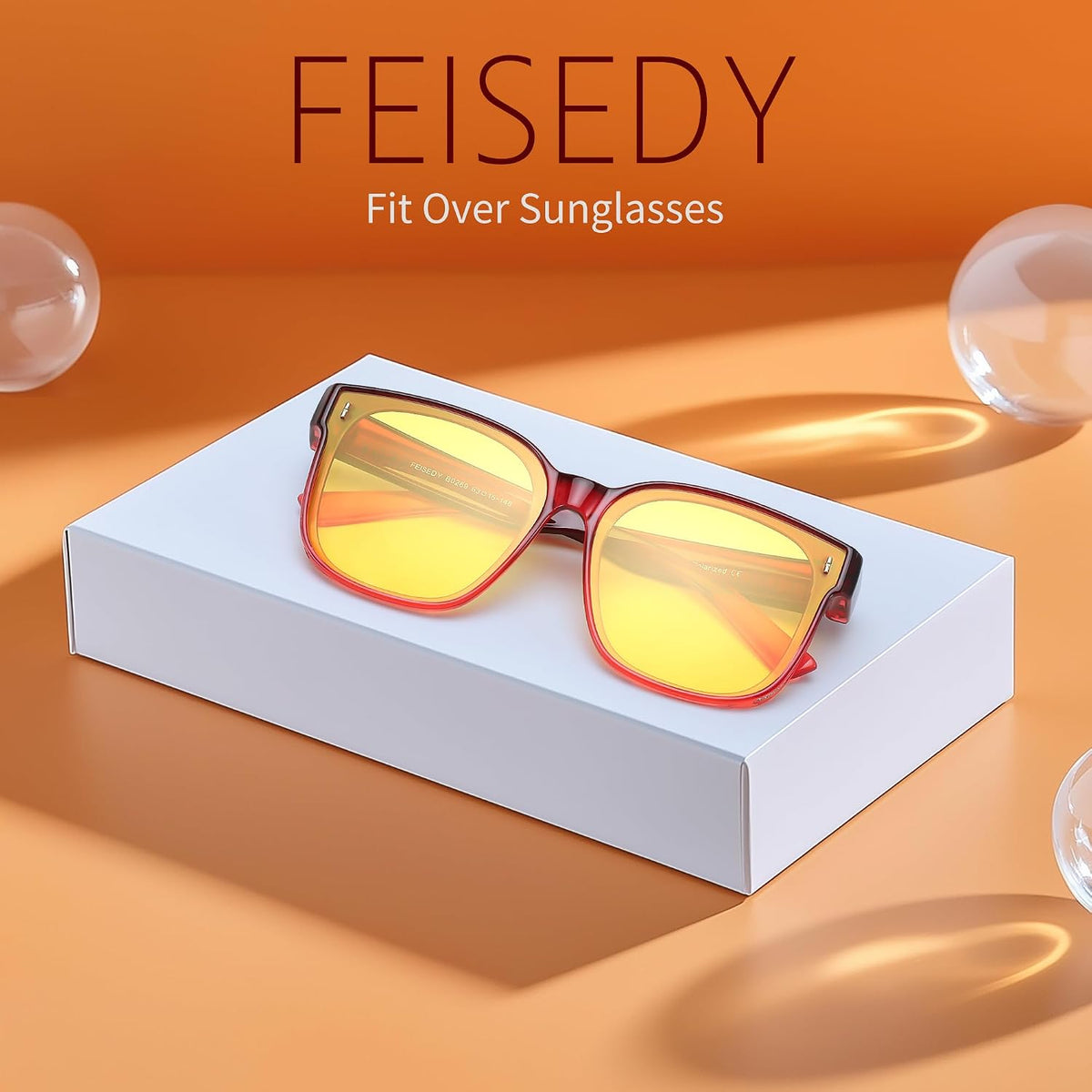 ÉÌƷͼƬ 74 | B0DS5D4WB4 | FEISEDY Sunglasses That Fit Over Glasses for Women Men UV400 B0269