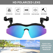 ÉÌƷͼƬ 19 | B0FZT6Y4FL | FEISEDY Polarized Clip On Sunglasses,Clip Cap Sports Sunglasses,UV400 Sunglasses for Mens Womens Fishing Cycling Hiking B0356