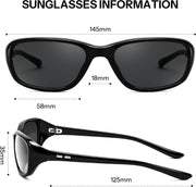 ÉÌƷͼƬ 6 | B0GLGJQXJW | FEISEDY Y2K Bug Eye Cat Eye Oval Sunglasses for Women Men B0407