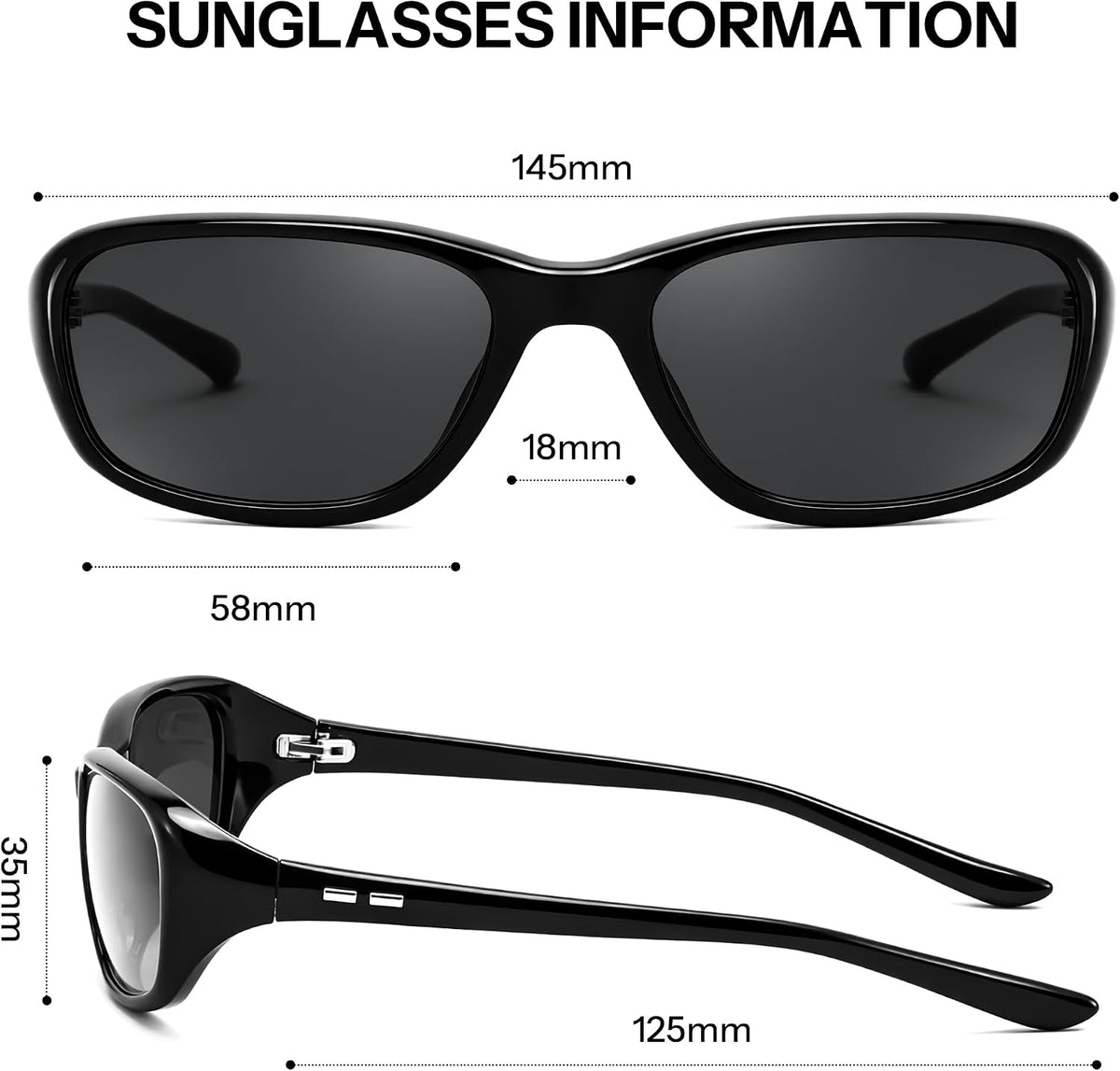 商品图片 6 | B0GLGJQXJW | FEISEDY Y2K Bug Eye Cat Eye Oval Sunglasses for Women Men B0407 | Ultra-lightweight, UV400 protection, Versatile & Chic, Petite faces