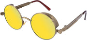 Bronze/Goldgreen / 1.9 Inches | B06XXX1KS9 | FEISEDY Retro Gothic Steampunk Sunglasses For Men Women
