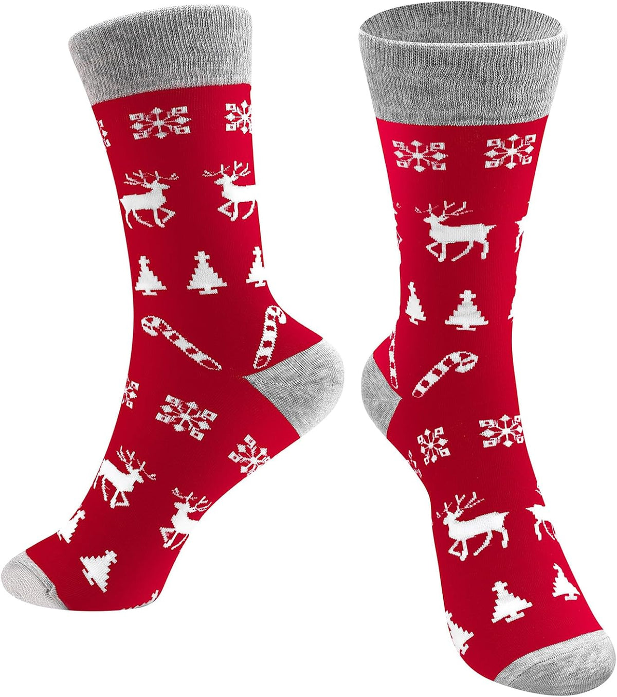 商品图片 8 | B0FPLDHHHC | Funny Socks for Women Men Christmas Socks Fuzzy Cozy Novelty Dress Socks Festive Crew Socks Size 7.5-12