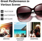 ÉÌƷͼƬ 43 | B08S7G8RRP | FEISEDY Oversized Polarized Sunglasses Women Men Large Shades B2730