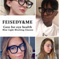 商品图片 15 | B0DBQFZT73 | FEISEDY Retro Square Thick Big Frame Blue Light Blocking Reading Glasses Anti Glare Digital Eyestrain Reader B2523