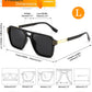 商品图片 6 | B0GVNPDBZQ | FEISEDY Retro Aviator Sunglasses Women Men 70s Trendy Square Shades B0422