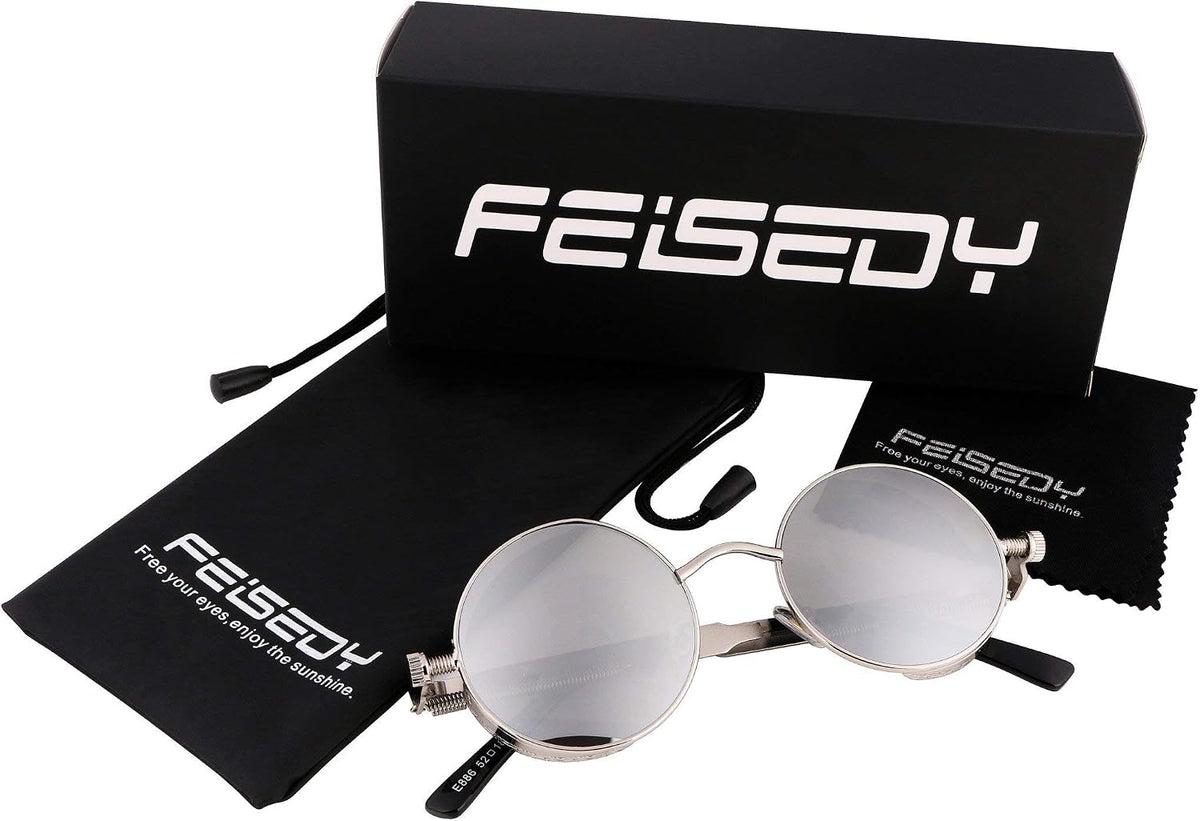 ÉÌƷͼƬ 84 | B06XY36GDW | FEISEDY Retro Gothic Steampunk Sunglasses For Men Women