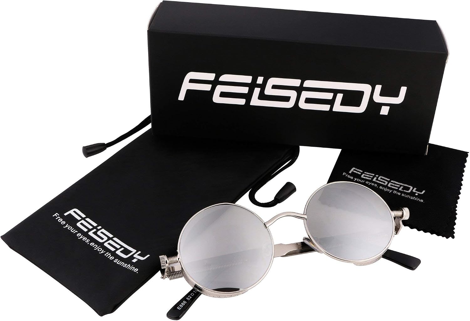 商品图片 84 | B06XY36GDW | FEISEDY Retro Gothic Steampunk Sunglasses For Men Women