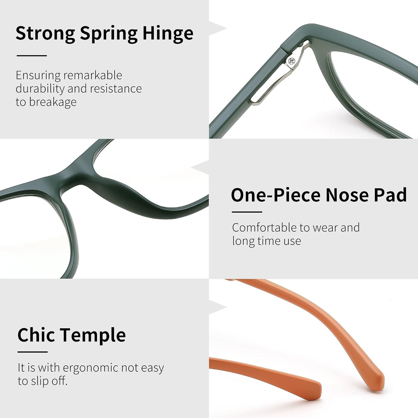 商品图片 5 | B0DGQ43JYV | FEISEDY TR90 Sports Lightweight Blue Light Glasses for Men B0232