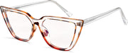 ÉÌƷͼƬ 23 | B0BHT5M418 | FEISEDY Women Cat Eye Blue Light Blocking Glasse Frame Fake Nerd Clear Square Computer Eyewear Anti Eyestrain B2353
