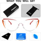 商品图片 21 | B0CGNLZQFZ | FEISEDY Women Cateye Blue Light Blocking Glasses Fake Nerd Clear Computer Eyewear TR Fashion Frame B0040