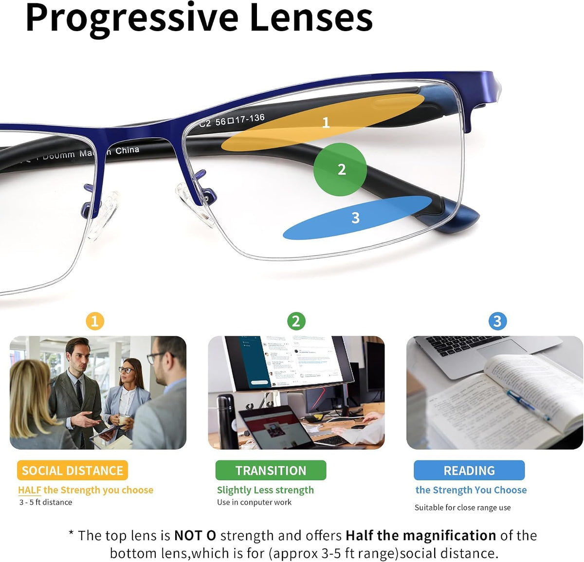 ÉÌƷͼƬ 10 | B0GKND8PKN | FEISEDY Photochromic Multifocal Progressive Reading Glasses B1388