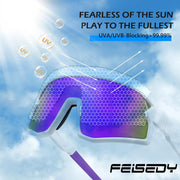 ÉÌƷͼƬ 46 | B0D73JNPNN | FEISEDY Kids Sunglasses Polarized Youth Baseball Sunglasses Sports Cycling Glasses for Boys Girls Age 4-8 B0183