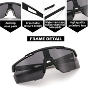 ÉÌƷͼƬ 4 | B0CBRSHNT3 | FEISEDY Sports Sunglasses for Men and Women, UV400 Protection Cycling Goggles Golf Baseball Driving Fishing B0022
