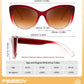 商品图片 13 | B0GSZX5N57 | FEISEDY Cat Eye Bifocal Sunglasses Reader for Women UV400 Protection B0352