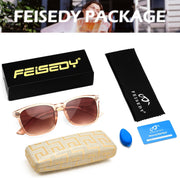 ÉÌƷͼƬ 26 | B0DFPVZVTV | FEISEDY Classic Bifocal Reader Sunglasses for Women Men Square Blue Light Reading Glasses B0231