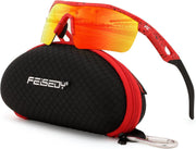ÉÌƷͼƬ 131 | B07JZ18KMZ | FEISEDY Kids Polarized Sports Sunglasses, TR90 UV400 Baseball Cycling