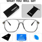 商品图片 84 | B0C6ZZXZ3F | FEISEDY Blue Light Glasses for Women Men Oversized Pilot Lightweight B2866