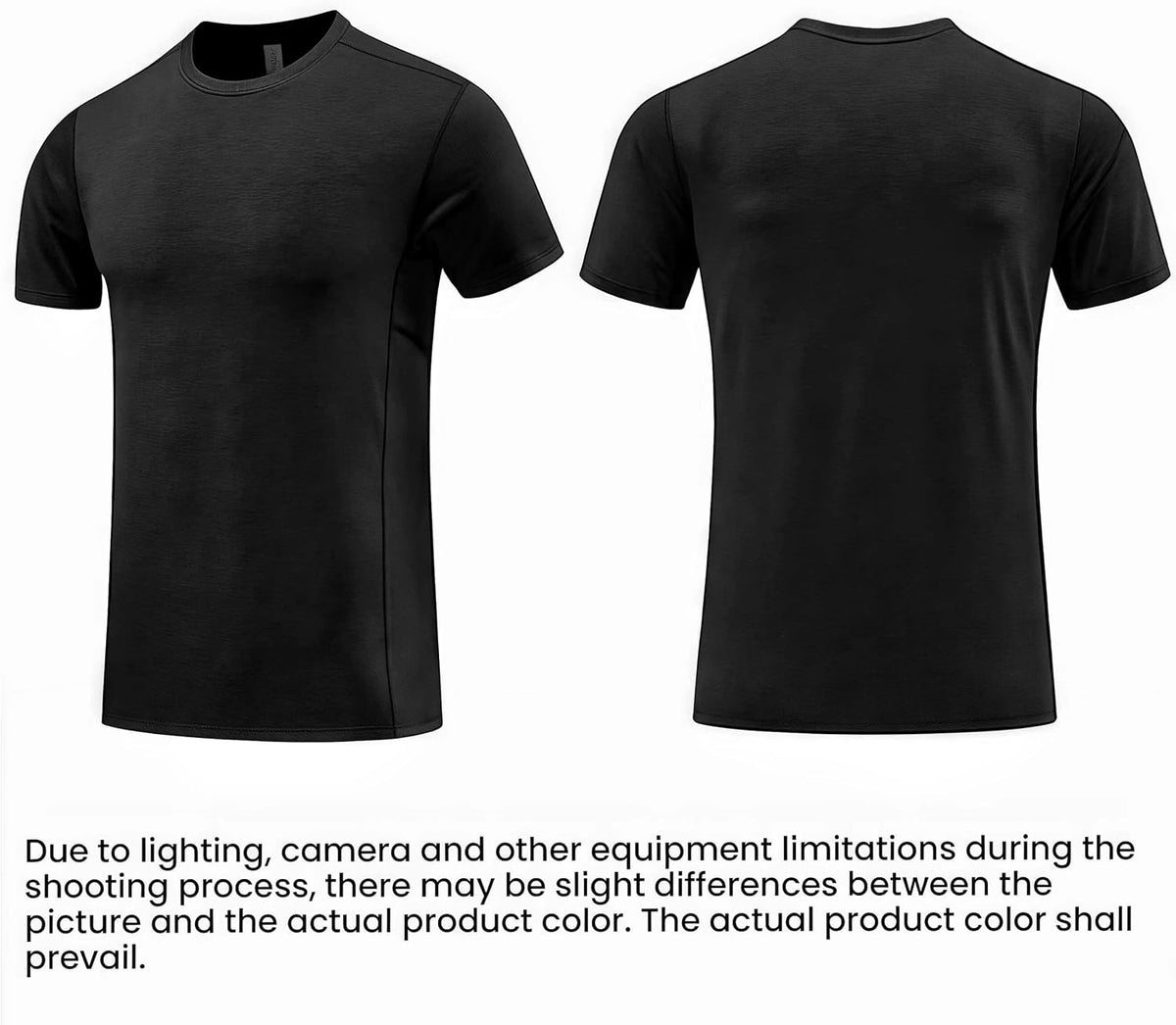 商品图片 3 | B0GRYZVGSP | Workout Shirts for Men, Athletic Quick Dry Shirts, Hiking Shirt, Round Neck Summer Mens Workout Clothes & Gym Running Tops
