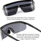 商品图片 61 | B096SD9GGG | FEISEDY Oversized Mirror Shield Sport 80s Sunglasses Ski Goggles Flat Top One Piece Futuristic Visor Women Men B2522