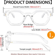 ÉÌƷͼƬ 21 | B0CSSL3RWH | FEISEDY Retro Octagon Blue Light Glasses for Women Men Vintage Polygon Anti Glare Eyeglasses B0102