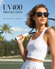 ÉÌƷͼƬ 8 | B0H83DD892 | FEISEDY Retro Thick Polarized Square Sunglasses for Women Men B0458