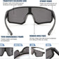 商品图片 31 | B0D95W5582 | FEISEDY Kids Sunglasses Youth Baseball Polarized Sunglasses Sports Lightweight TR90 Frame Boys Girls Cycling B0213