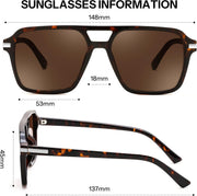 ÉÌƷͼƬ 22 | B0H1W78PMP | FEISEDY Retro Square Aviator Sunglasses Women Men 70s Trendy B0434