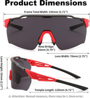 ÉÌƷͼƬ 7 | B0CZDZR9PM | FEISEDY Sports Sunglasses for Men Women,Driving Fishing Cycling Mountain Sunglasses UV400 Protection B0149