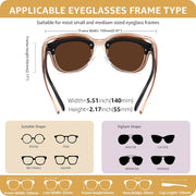 ÉÌƷͼƬ 47 | B0FRRPPHRW | FEISEDY Fit Over Glasses Polarized Sunglasses, UV400 Protection for Driving & Outdoor Activities B0328
