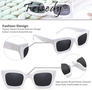 ÉÌƷͼƬ 30 | B07MNGNLNT | FEISEDY Classic Women Sunglasses Fashion Thick Square Sun Glasses B2471