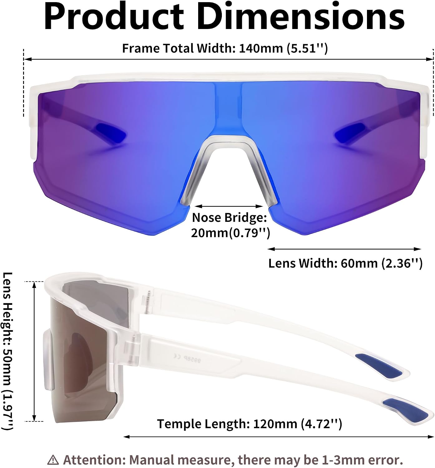 商品图片 21 | B0D95W5582 | FEISEDY Kids Sunglasses Youth Baseball Polarized Sunglasses Sports Lightweight TR90 Frame Boys Girls Cycling B0213