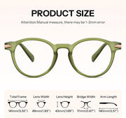 ÉÌƷͼƬ 13 | B0HC6D93TL | FEISEDY Stylish Round Blue Light Blocking Glasses for Women Men B0469